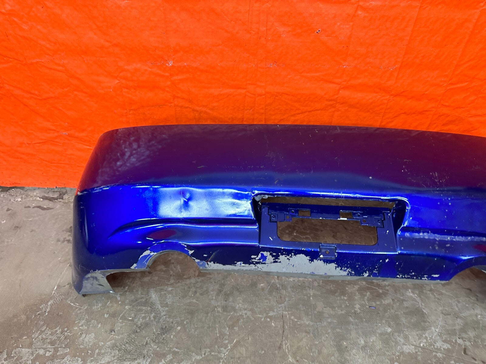 08 15 INFINITI G37 & Q60   2D COUPE   REAR BUMPER COVER   BLUE COLOR   OEM #20710