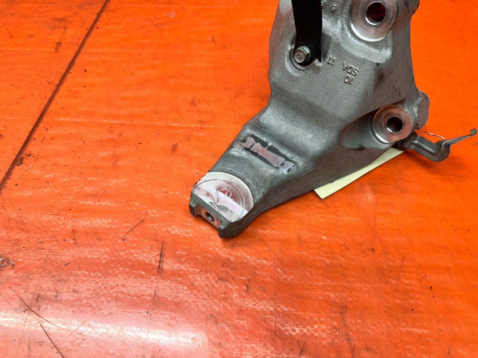 04-05 ACURA TSX 2.4L K24A2 ALUMINUM ENGINE MOTOR MOUNT BRACKET OEM #338-24