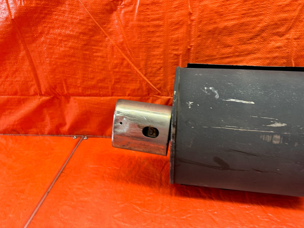 04 09 HONDA S2000   AP2 DRIVER LEFT EXHAUST PAN MUFFLER W/ OVAL TIP   OEM #2249