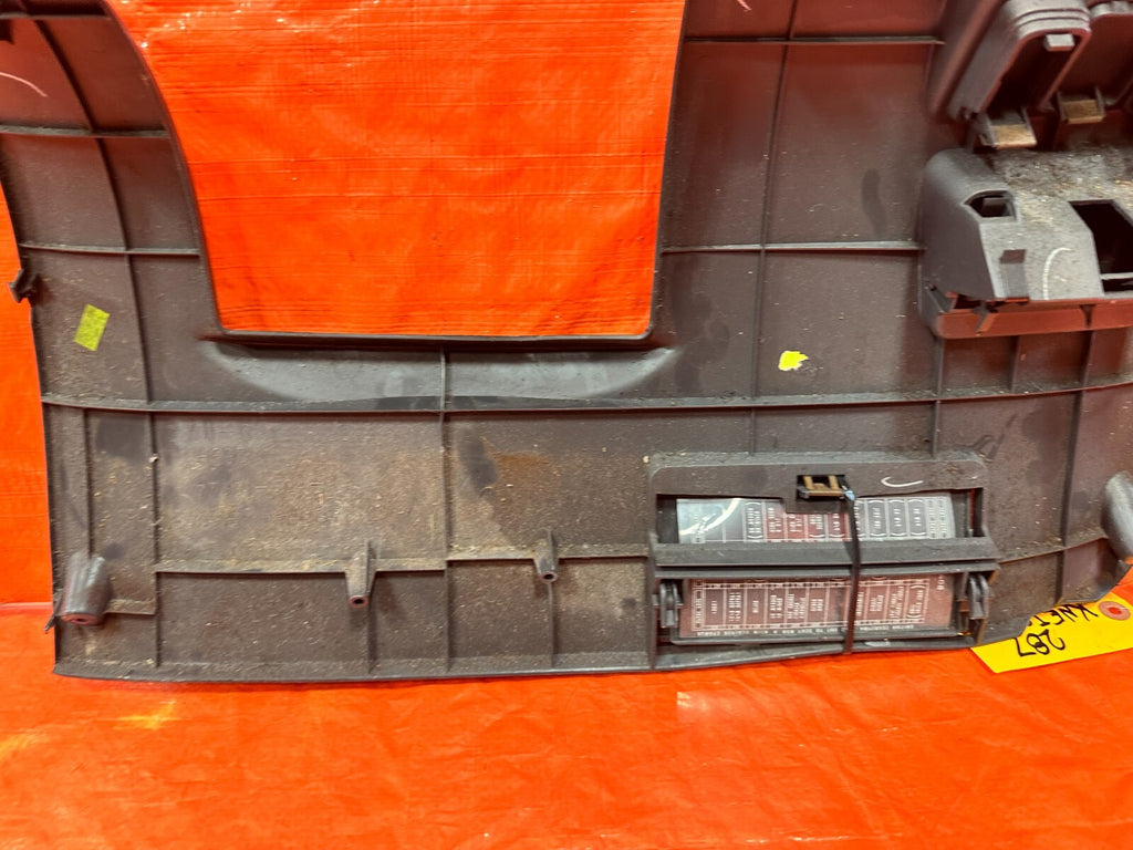 99 00 HONDA CIVIC SI UNDER STEERING COLUMN KNEE TRIM PANEL W/ MIRROR DELETE #2879