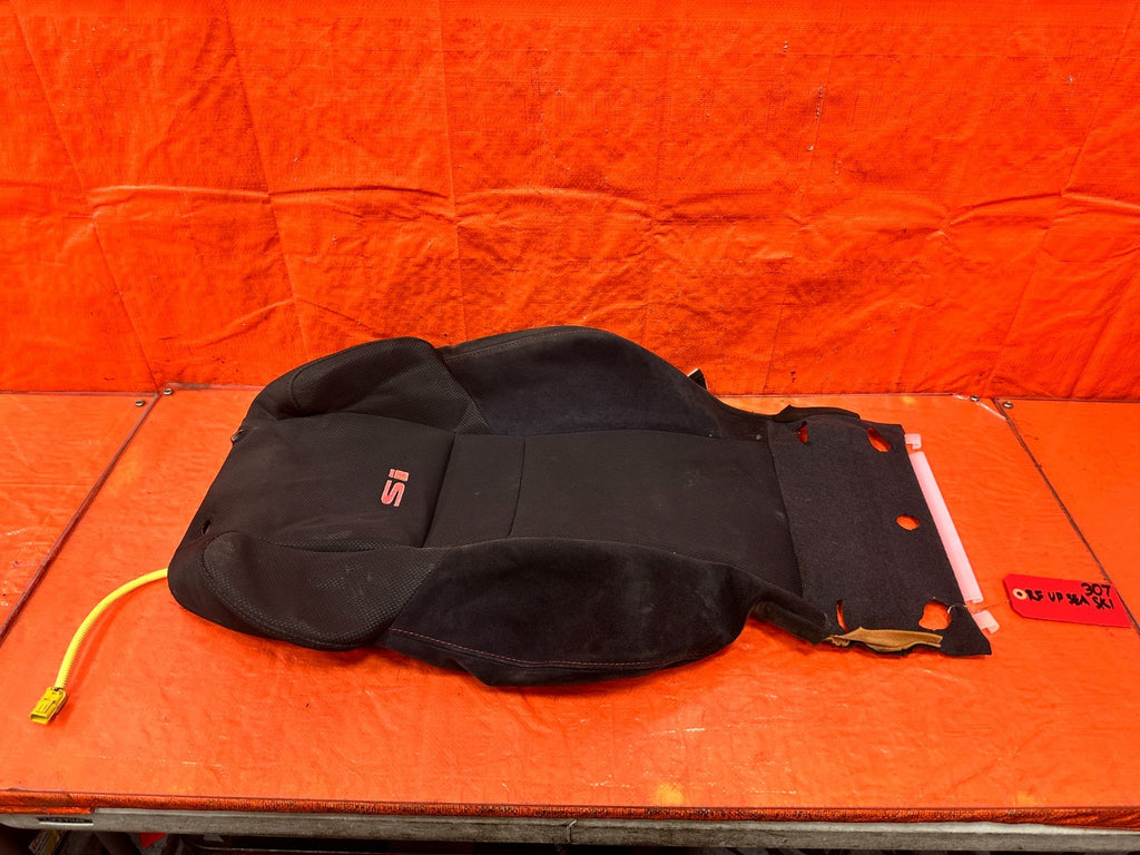 06 11 HONDA CIVIC SI RIGHT FRONT UPPER SEAT SKIN CLOTH FABRIC COVER OEM #3070