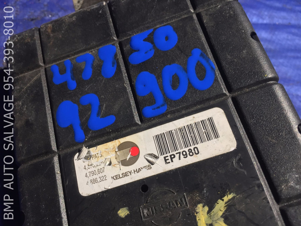 OEM 1990 NISSAN PATHFINDER ABS MODULE COMPUTER CONTROL 47850 92G00 #1112 #S12G1