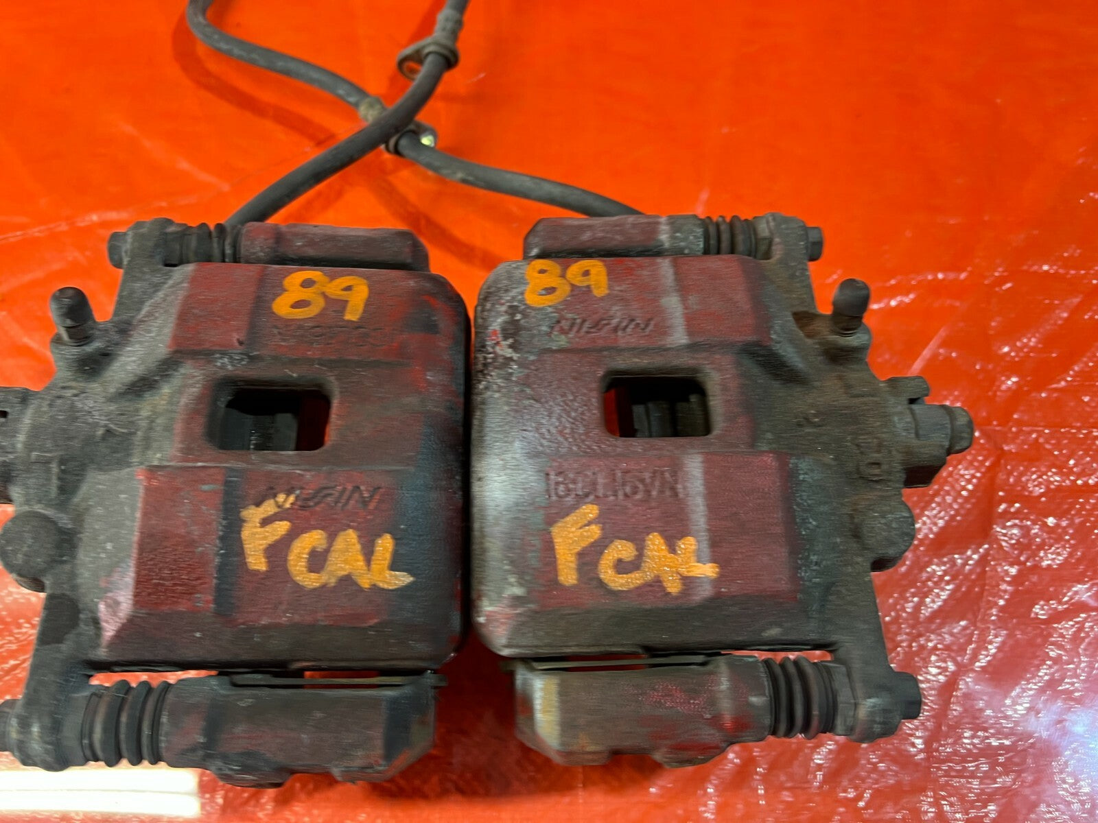 02 06 ACURA RSX TYPE S   FRONT BRAKE CALIPER SET CALIPERS LEFT AND RIGHT OEM #896