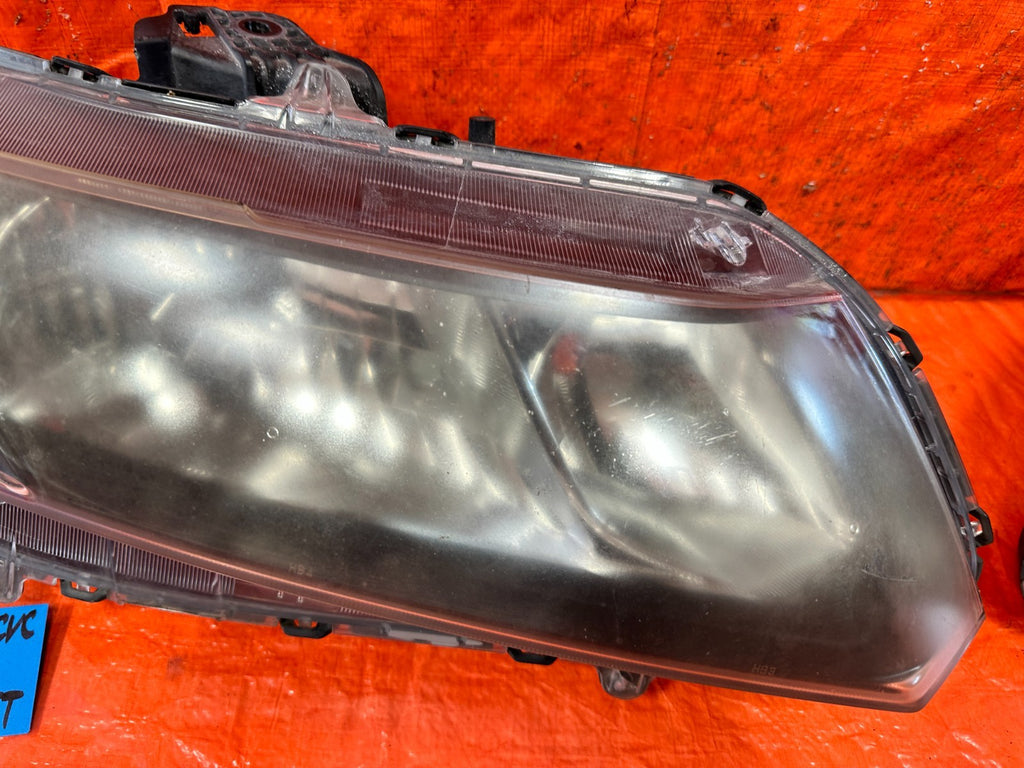 13 15 HONDA CIVIC SEDAN HEADLIGHTS HEADLAMPS   LEFT AND RIGHT HEADLIGHT SET OEM14