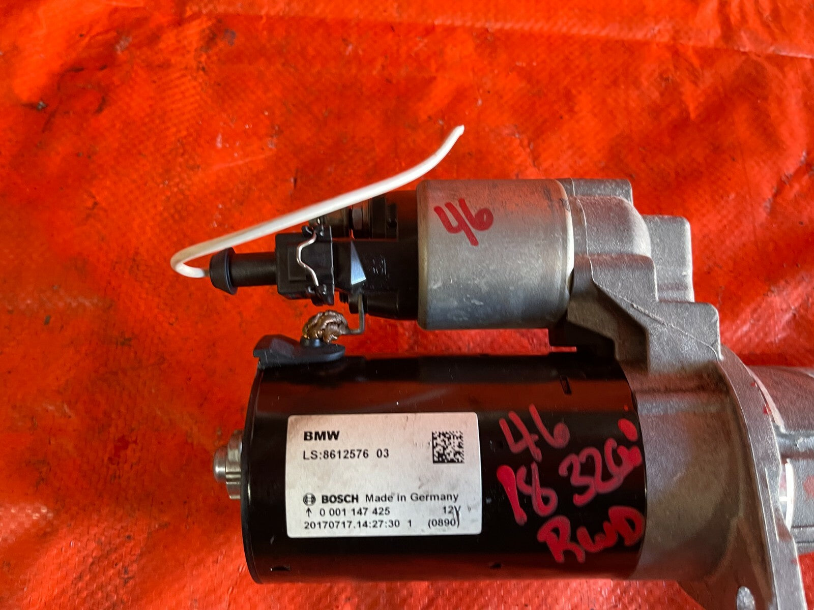 BMW 12 16 328i / 13 20 320i   STARTER   AUTOMATIC   REAR WHEEL DRIVE   OEM OE 1