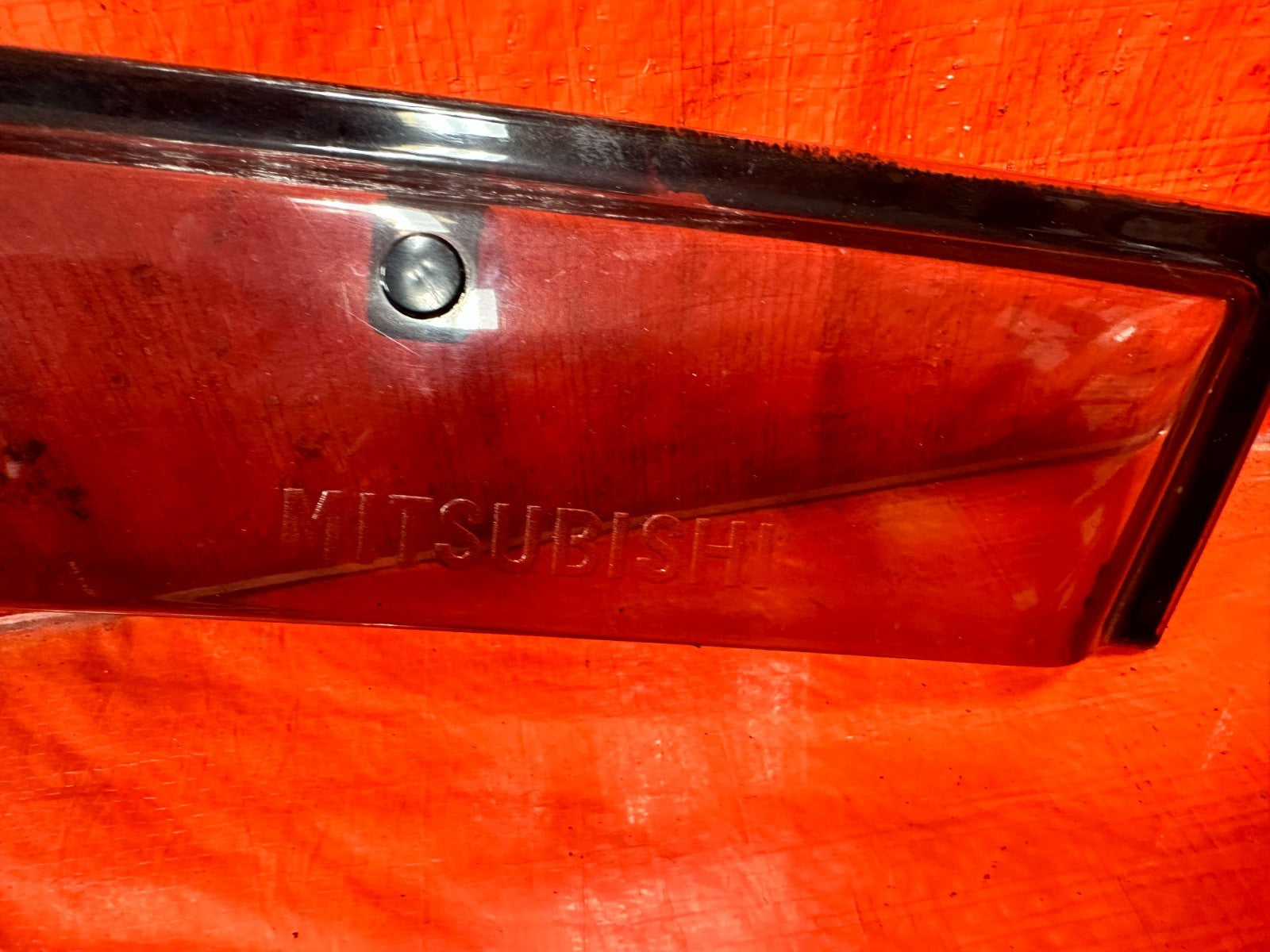 03 05 LANCER EVOLUTION EVO VIII IX 8 9   GENUINE OEM WINDOW VISOR LEFT FRONT EV91