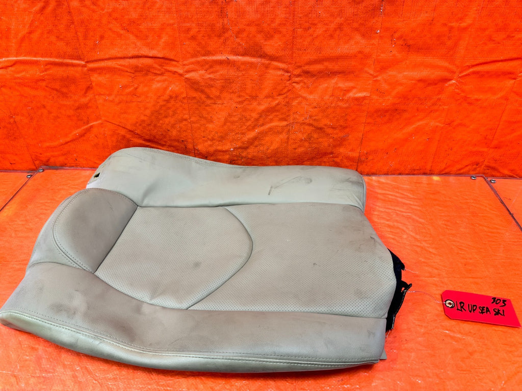 09 11 MAZDA RX8 RX 8   DRIVER LEFT REAR UPPER SEAT SKIN WRAP TAN   OEM 3030