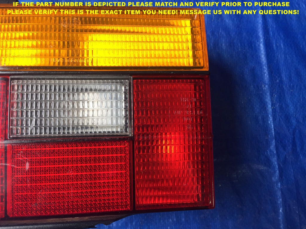 OEM 1984 1985 1986 1987 88 VOLKSWAGEN JETTA DRIVER LEFT TAIL LIGHT 165945112 3B1