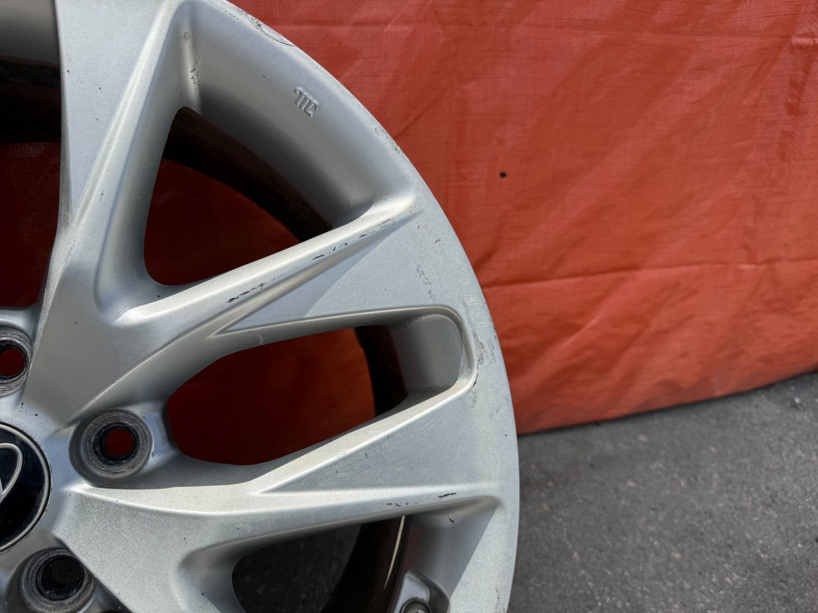 13 16 HYUNDAI GENESIS COUPE  FRONT WHEEL RIM 18x7.5 +32   OEM FACTORY #326 12