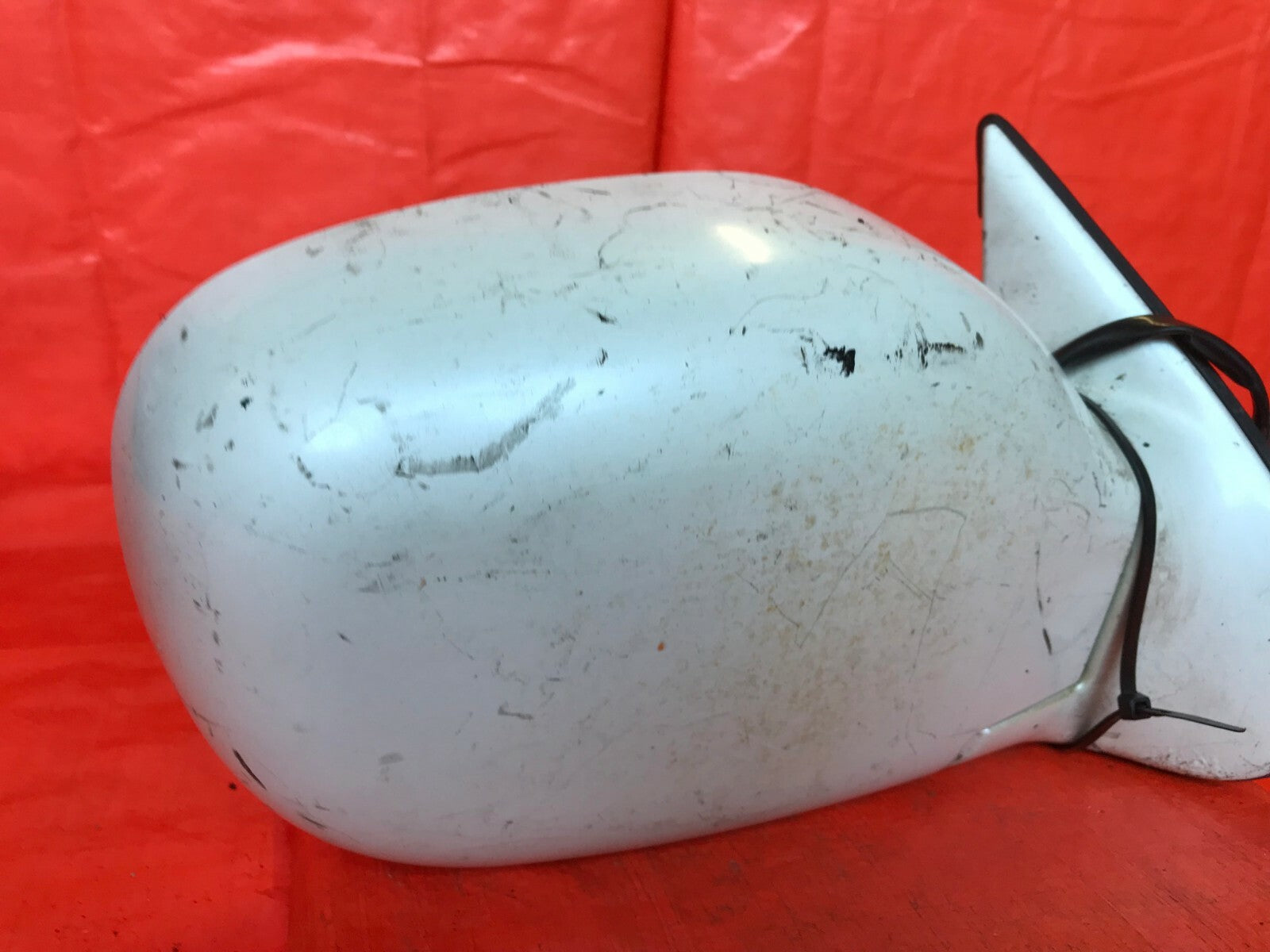 OEM 2003 2004 NISSAN PATHFINDER PASSENGER RIGHT SIDE VIEW MIRROR   WHITE 5 WIRE3