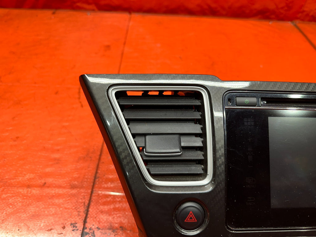 13 15 HONDA CIVIC SI 2.4L RADIO TOUCH SCREEN DISPLAY 39100 TS9 A02 M1 OEM #3348