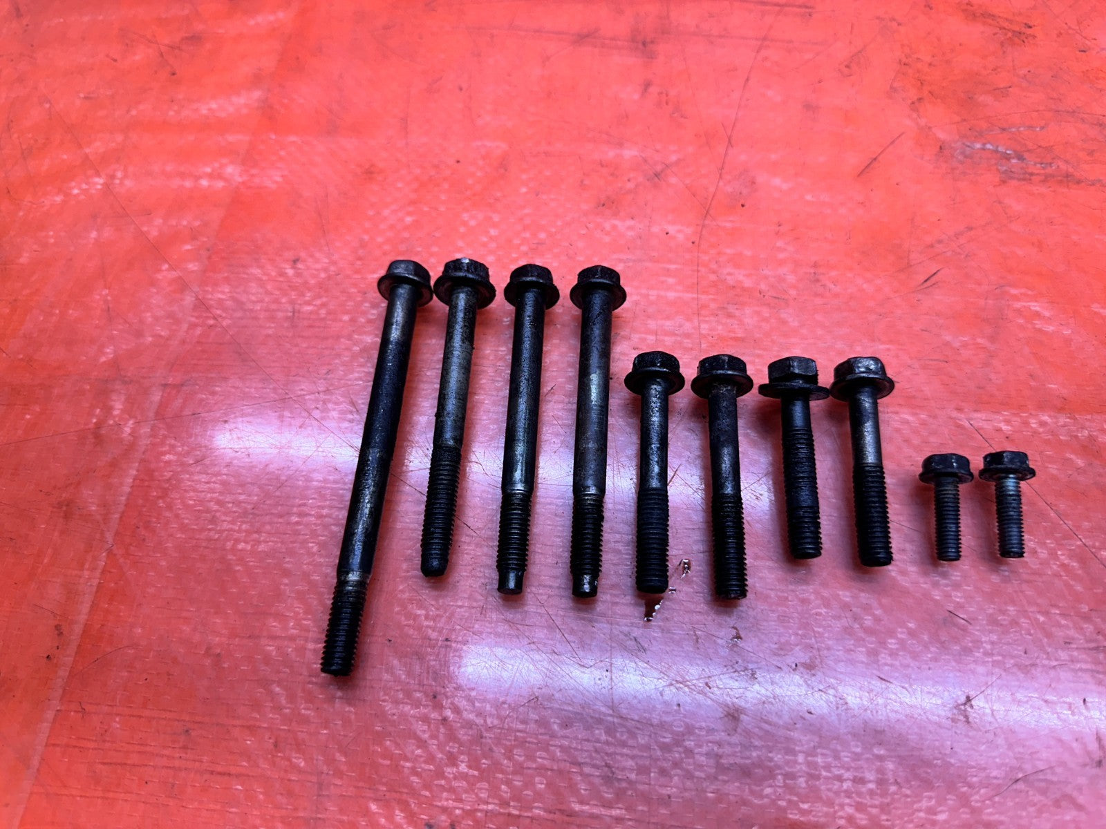 04-05 ACURA TSX 2.4L K24A2 ALTERNATOR AC COMPRESSOR POWER STEERING BOLTS #3394