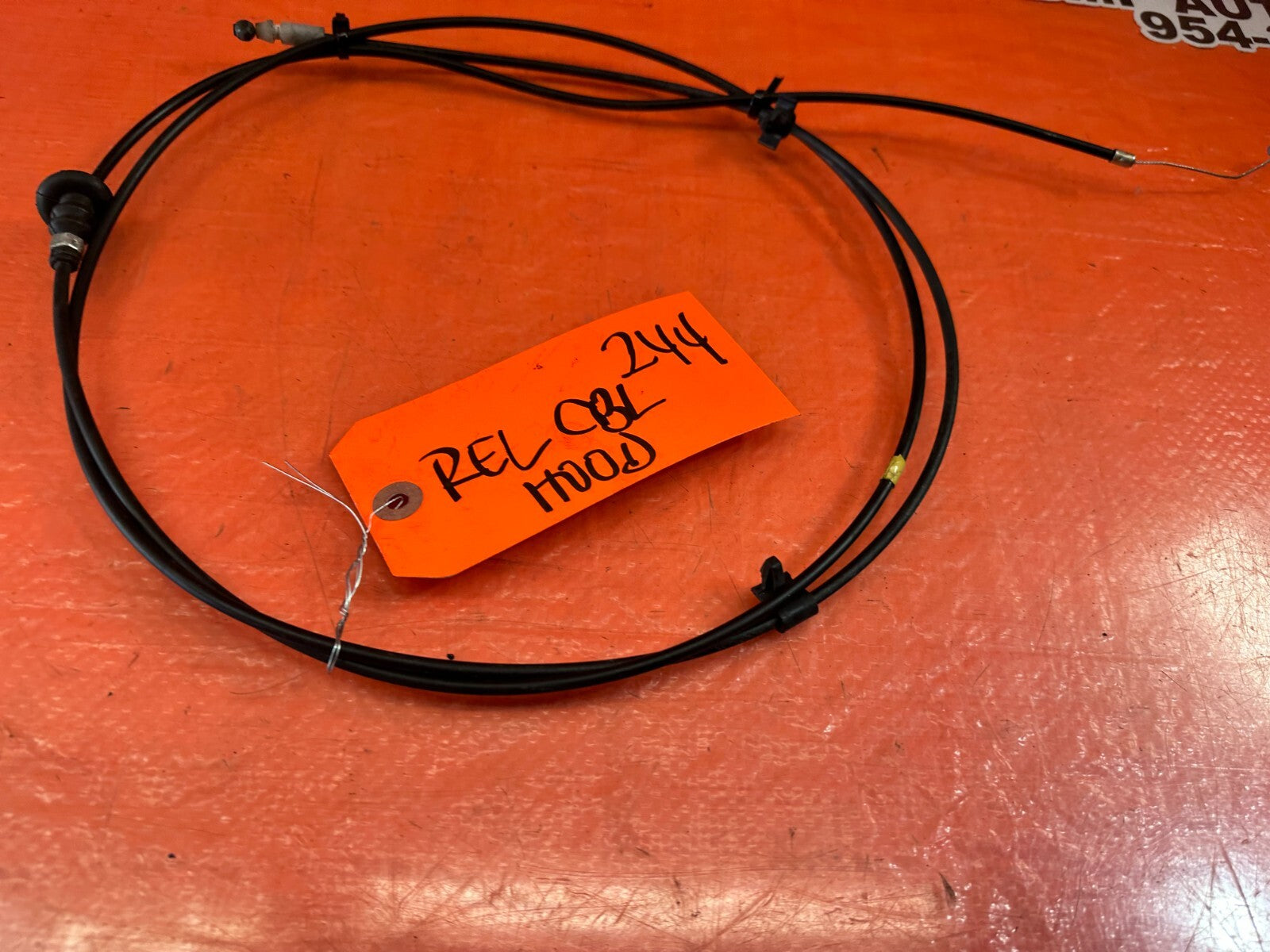 07 12 LEXUS ES350   HOOD RELEASE WIRE CABLE   OEM FACTORY #2445