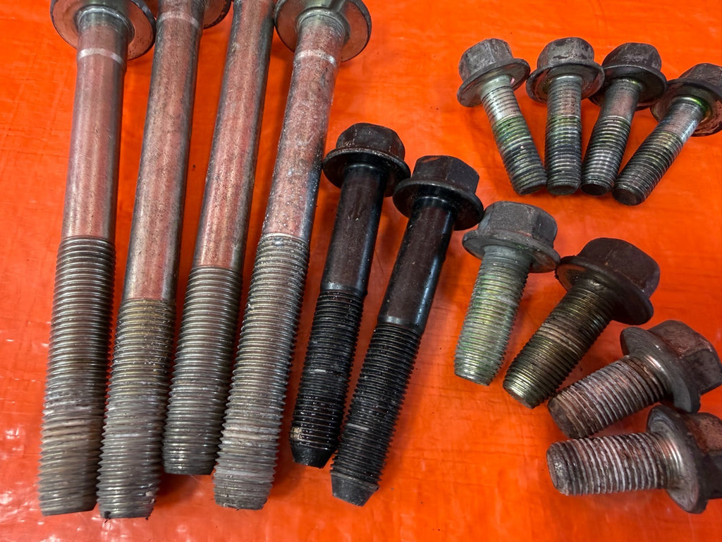 09 14 ACURA TSX   FRONT SUBFRAME CROSSMEMBER BOLTS HARDWARE OEM FACTORY #3213