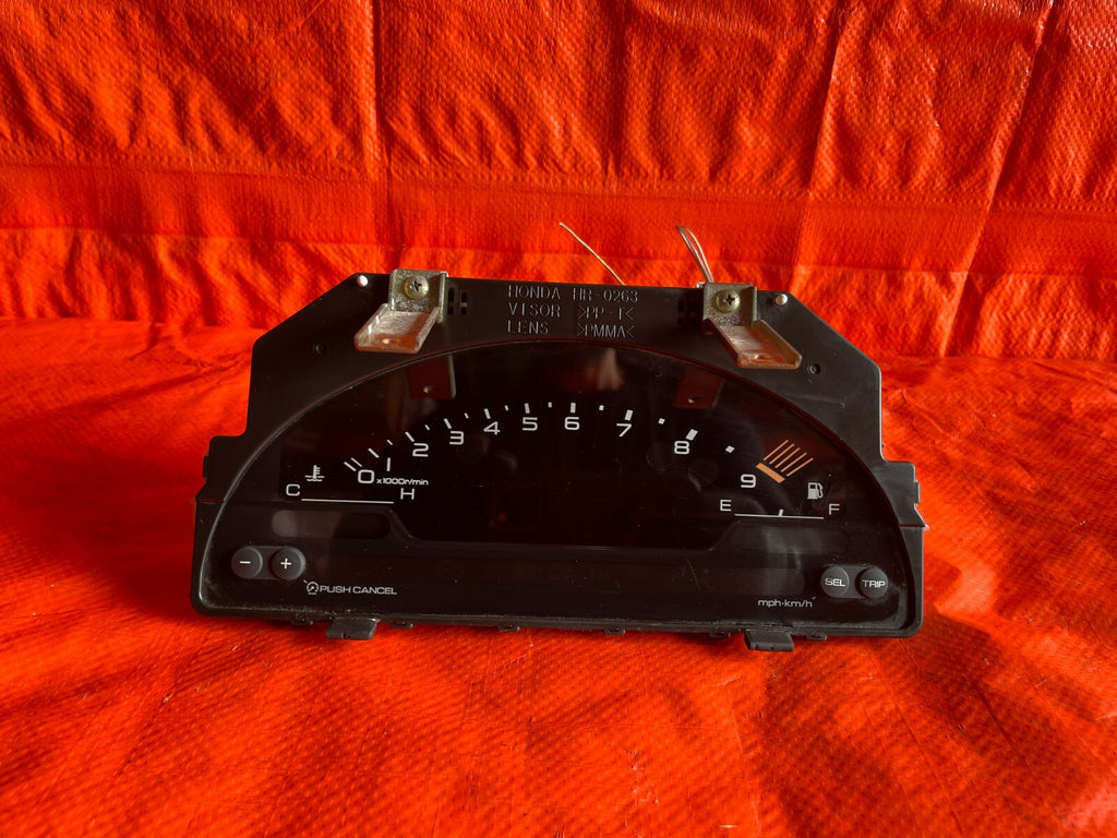 00 03 HONDA S2000 AP1 INSTRUMENT GAUGE CLUSTER SPEEDOMETER W/ PIG TAILS OEM #630