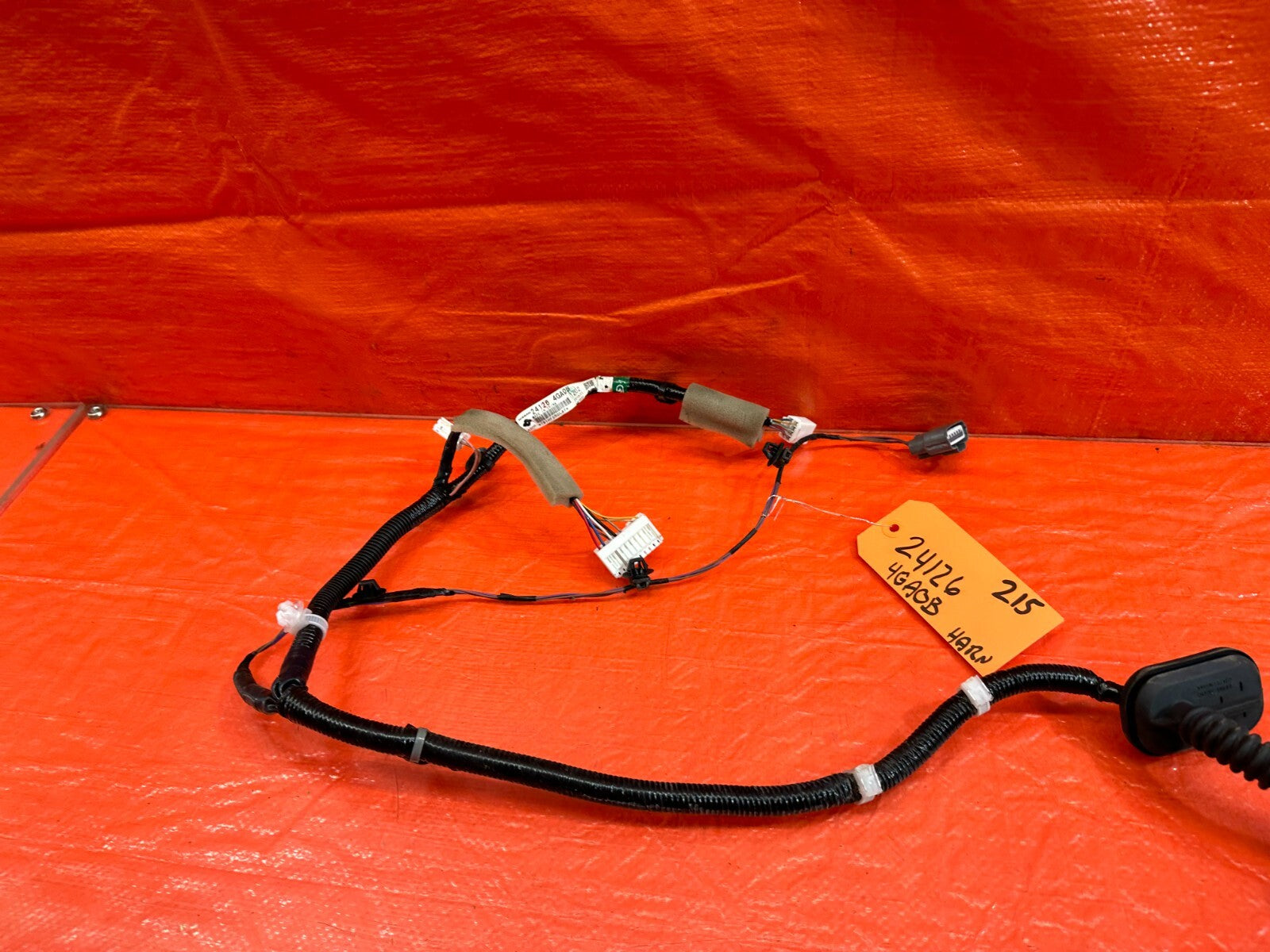 14 17 INFINITI Q50   DOOR WIRING HARNESS WIRE LOOM   LEFT OR RIGHT REAR   #2156