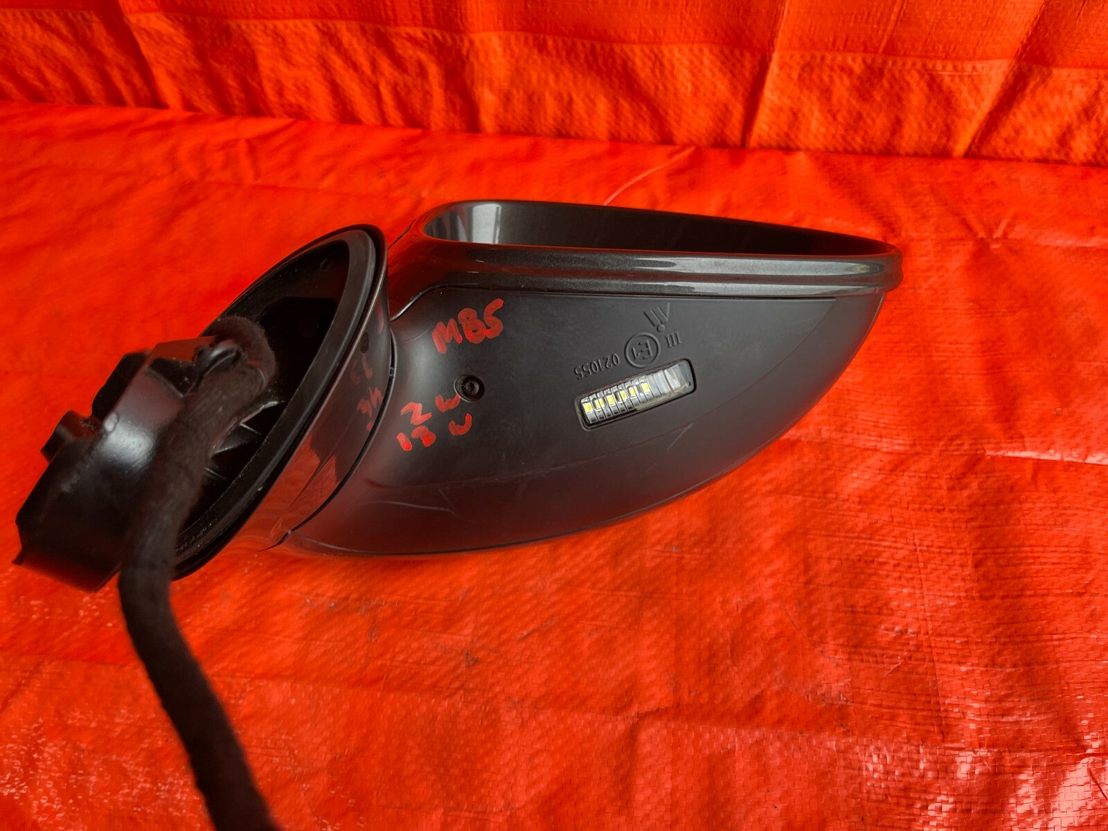 11 14 PORSCE PANAMERA PASSENGER RIGHT SIDE MIRROR   RETRACTABLE AUTO DIM MEMORY9