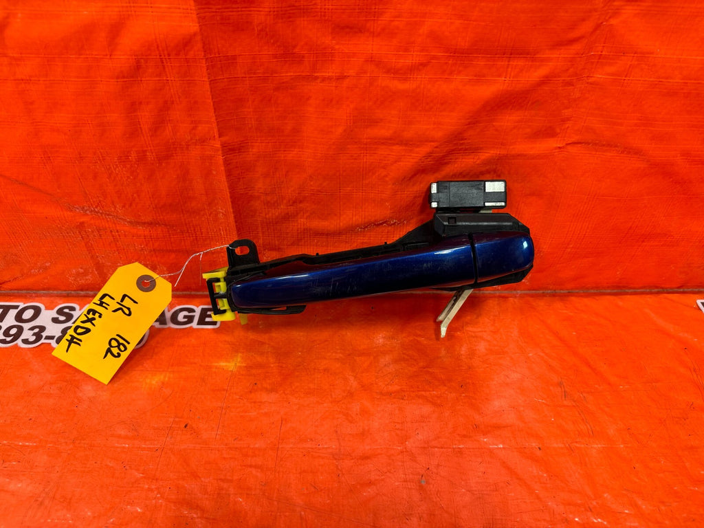 15 21 SUBARU WRX STI DRIVER LEFT REAR EXTERIOR DOOR HANDLE BLUE OEM #1828