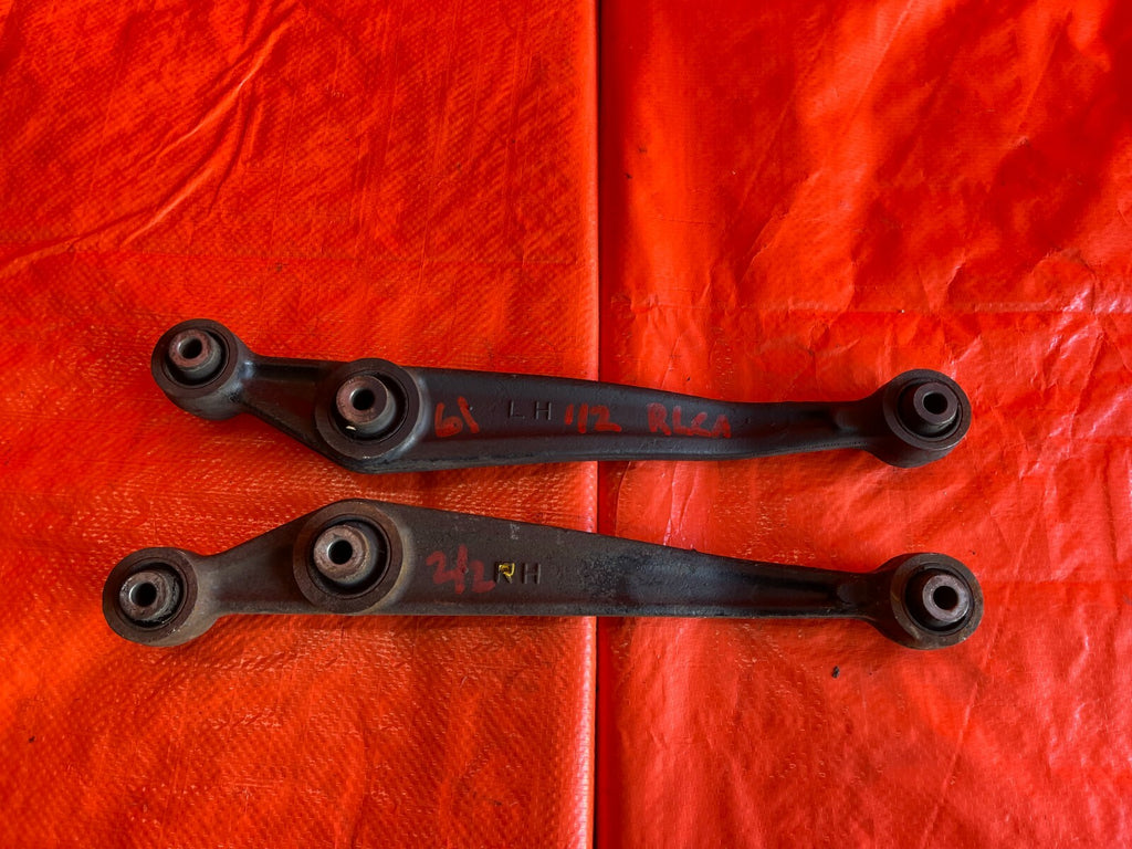 90 91 HONDA CRX   BASE ONLY   REAR LOWER CONTROL ARM SET ARMS LEFT RIGHT OEM #610