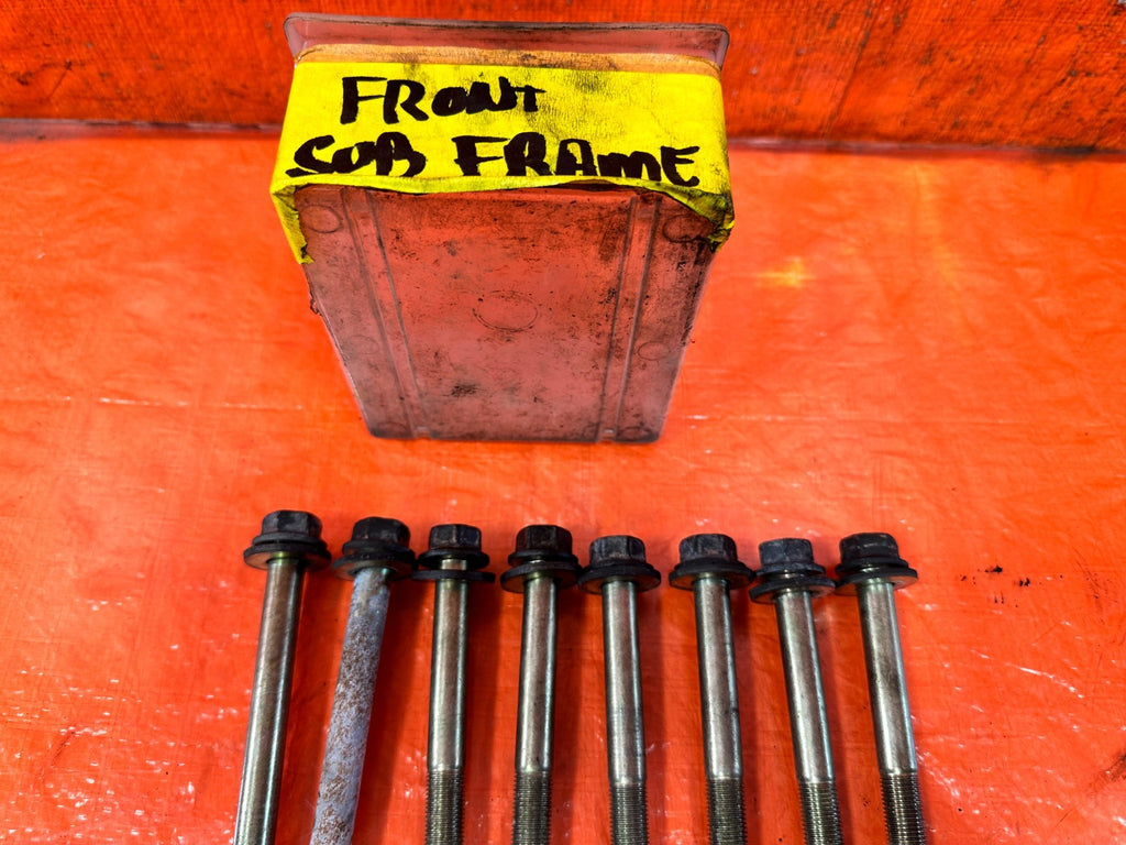 97 01 HONDA PRELUDE FRONT SUBFRAME CROSSMEMBER K FRAME BOLTS HARDWARE OEM #3232