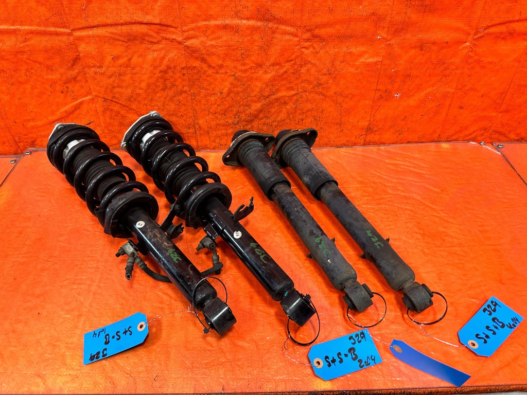 09 15 INFINITI G37 Q60 CONV FRONT REAR SHOCKS STRUTS SPRINGS SUSPENSION #3290