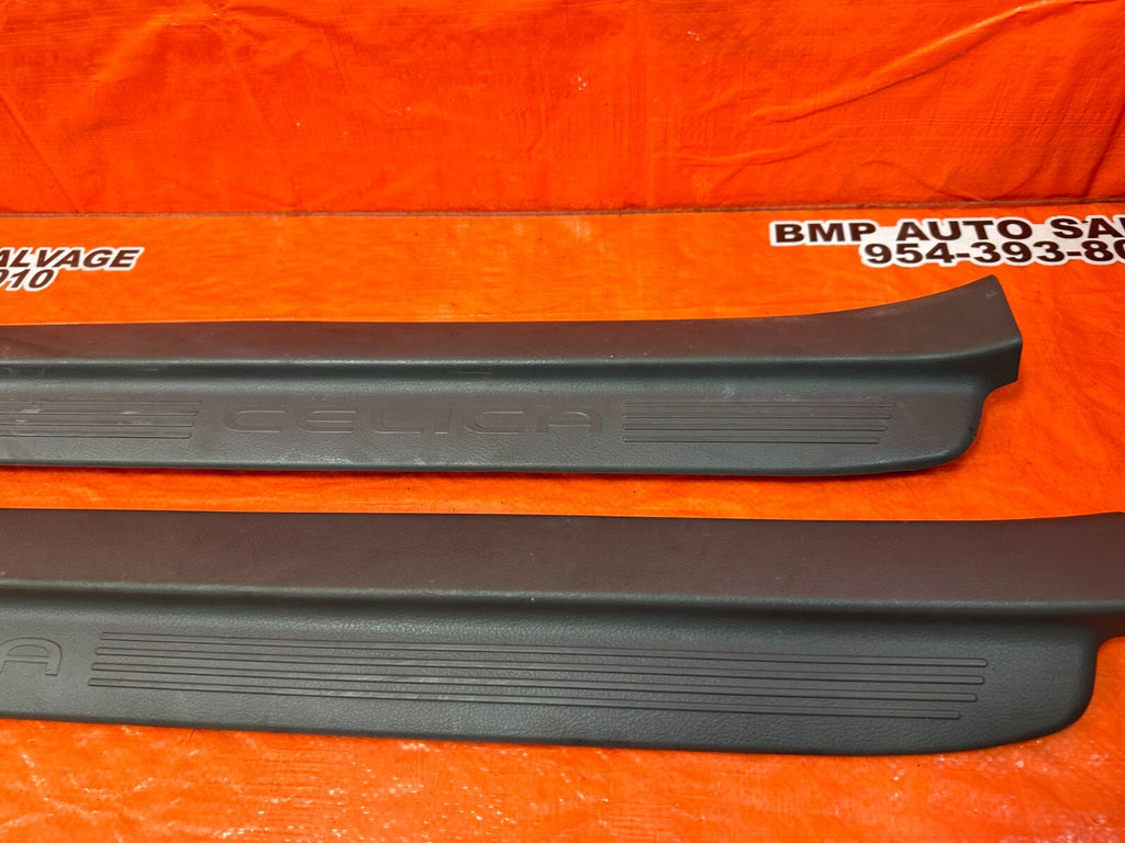 00 05 TOYOTA CELICA   DOOR SILL SCUFF PLATE FLOOR PILLAR SET LEFT RIGHT OEM #2502