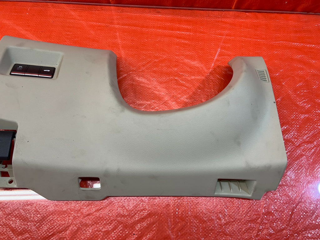 14 16 INFINITI Q50   KNEE TRIM UNDER STEERING COLUMN COVER   BEIGE   OEM #1054