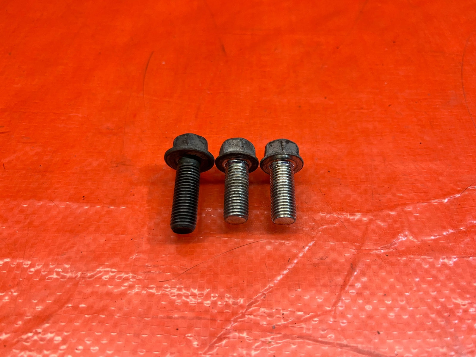 08 15 LANCER EVOLUTION X EVO 10 5 SPEED MT UPPER TRANSMISSION BRACKET BOLTS #1750