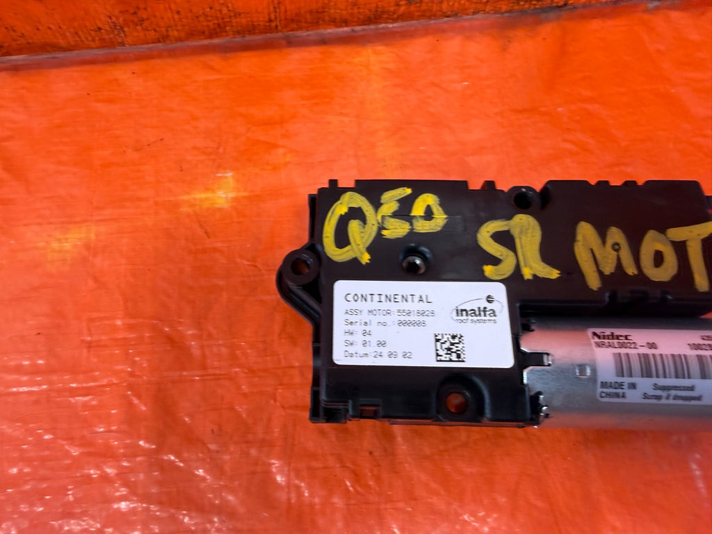 14 24 INFINITI Q50   SUNROOF MOONROOF SLIDING ROOF MOTOR   OEM FACTORY OE7