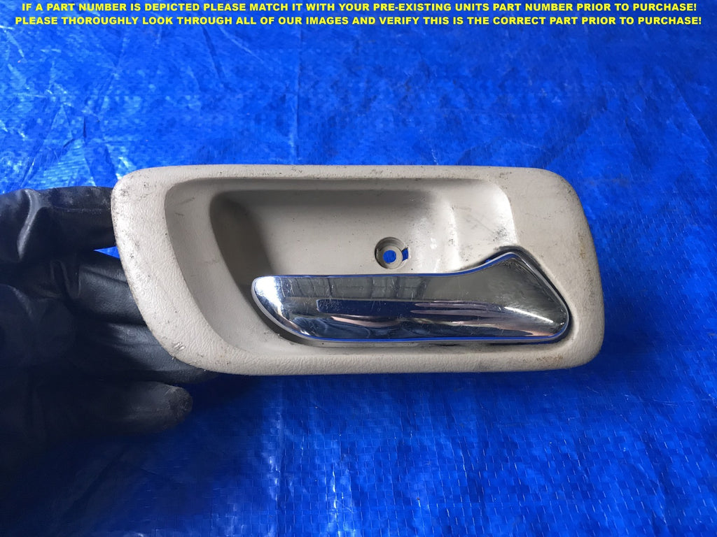 OEM 1998 99 2000 HONDA ACCORD SEDAN PASSENGER REAR RIGHT INTERIOR DOOR HANDLE 0