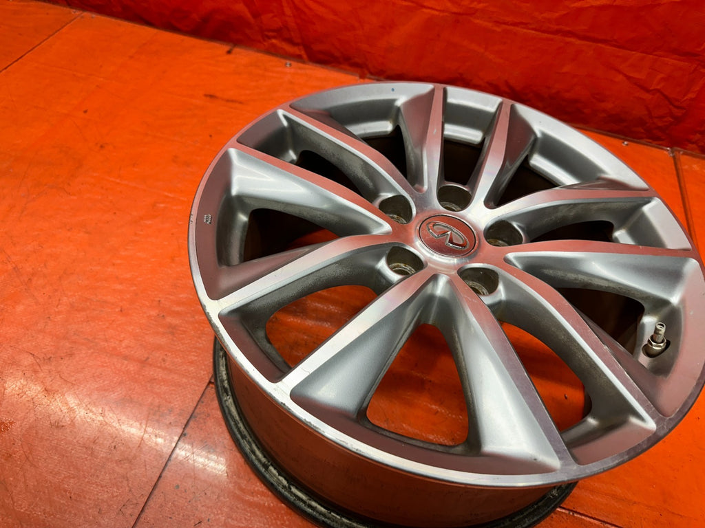 14-17 INFINITI Q50 17 INCH 10 SPOKE ALLOY WHEEL RIM W/ TPMS SENSOR OEM FACTORY F11