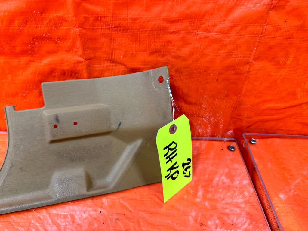 90 97 MAZDA MX 5 MIATA   KICK PANEL   DRIVER LEFT SIDE   TAN BROWN COLOR OEM 2675