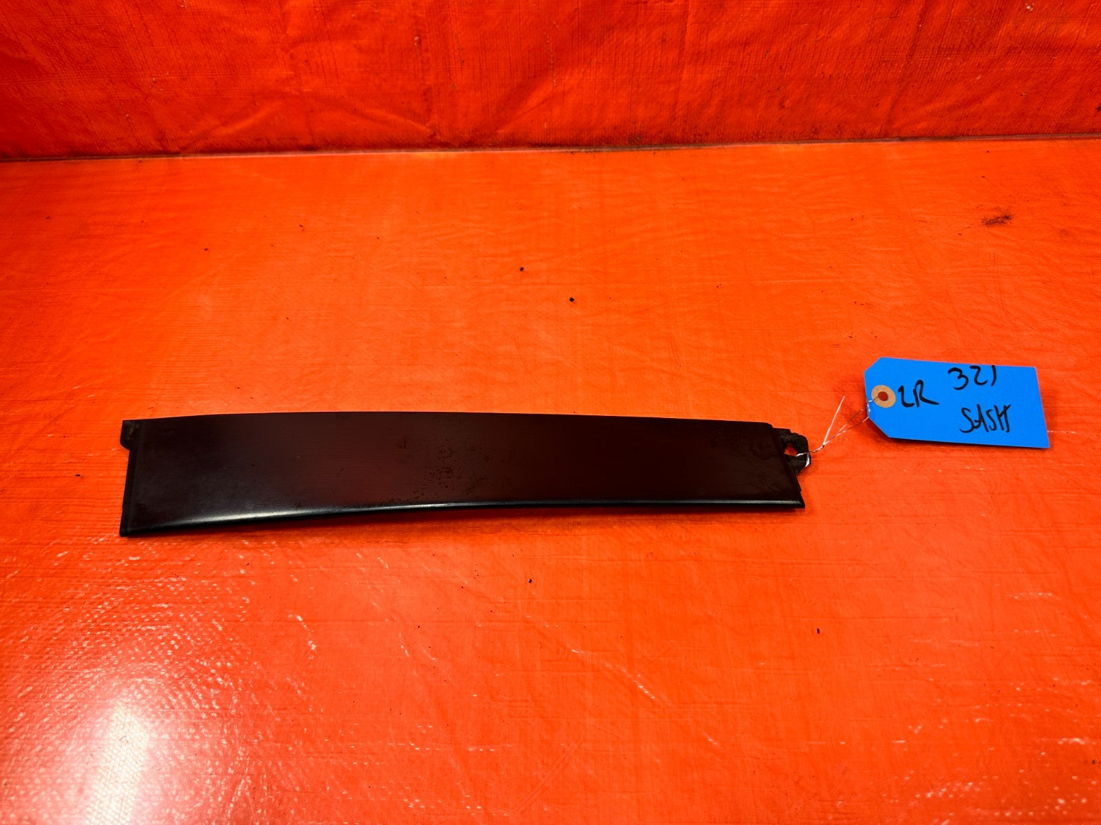 09 14 ACURA TSX   DRIVER LEFT REAR DOOR SASH TRIM MOLDING   OEM #321 FLAW0
