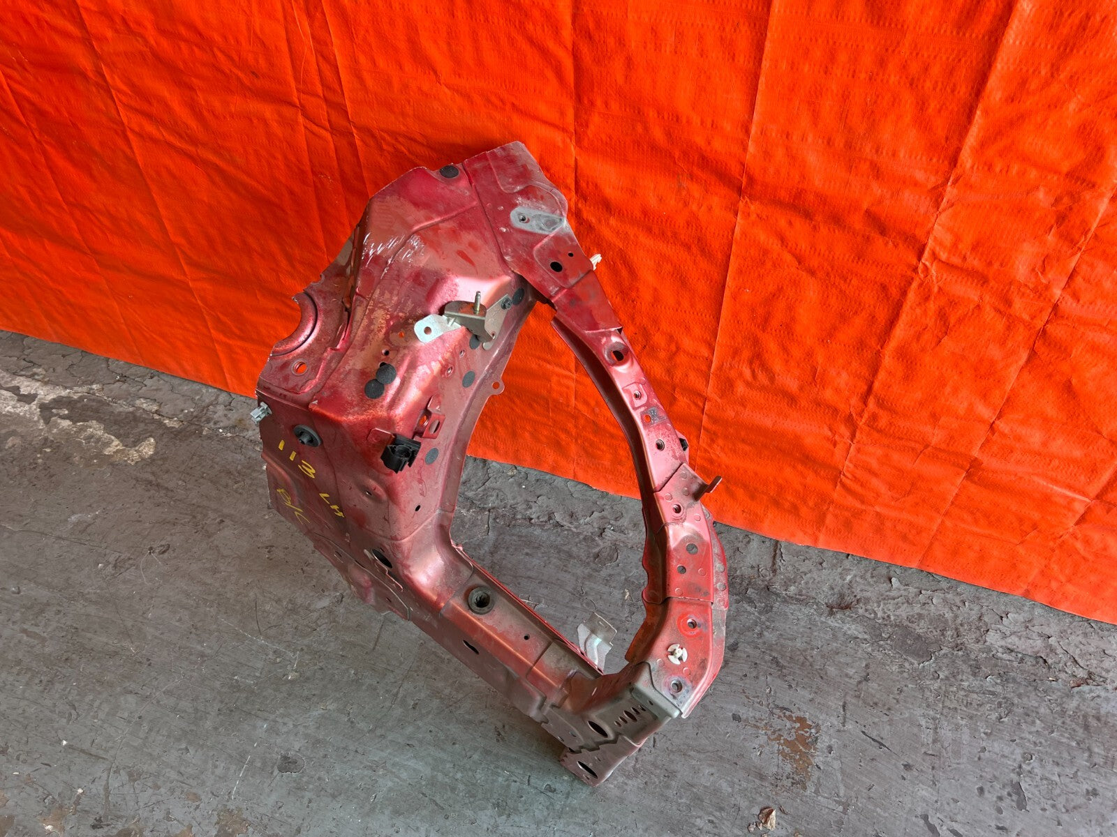 14 20 INFINITI Q50   DRIVER LEFT FRONT   FRAME CUT A PILLAR CHASSIS LEG OEM #1130