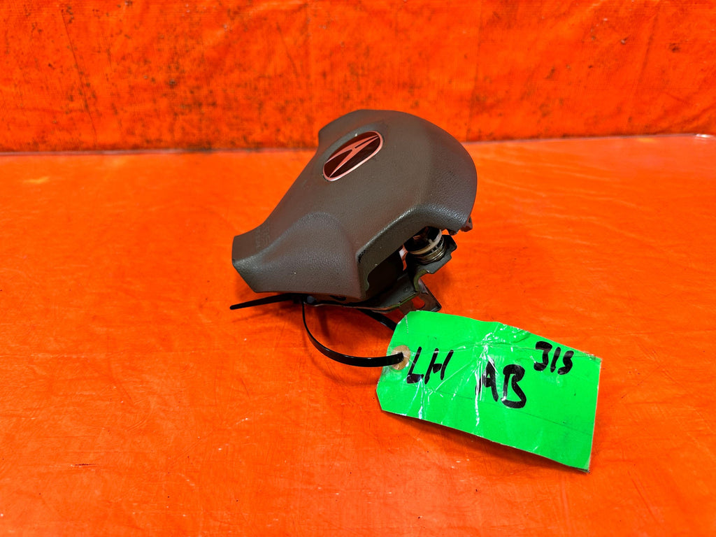 02-06 acura rsx driver left steering wheel mounted air bag horn button oem