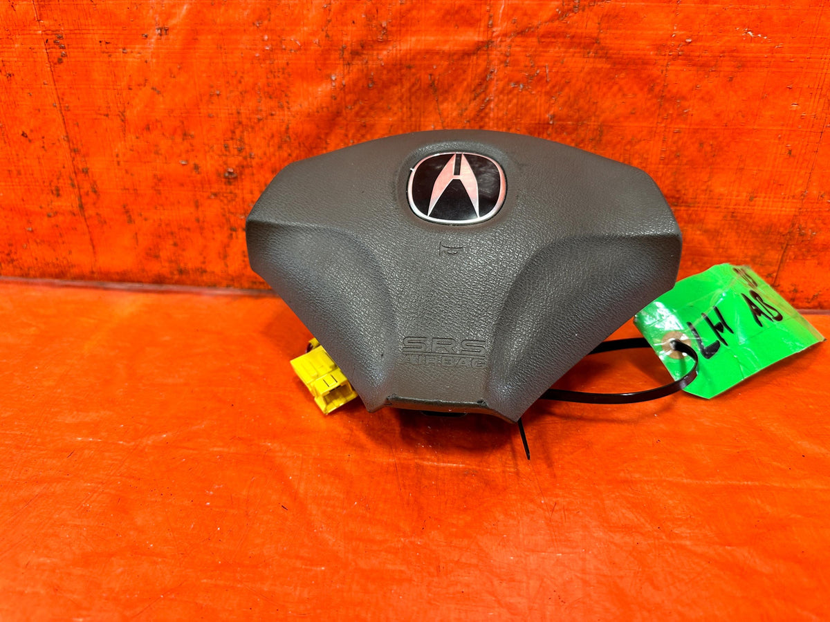 02-06 acura rsx driver left steering wheel mounted air bag horn button oem