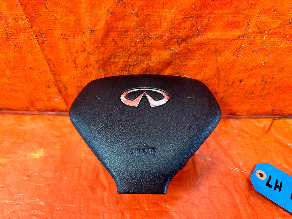 2008 2009 2010 2011 2012 2013 2014 INFINITI G37 Driver Left Steering Wheel Air Bag #329